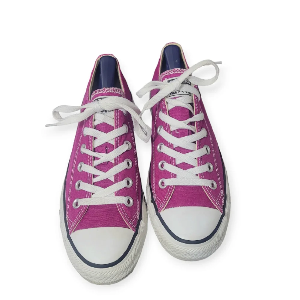 Converse Low Top Canvas Sneakers - Purple - Picture 3 of 8